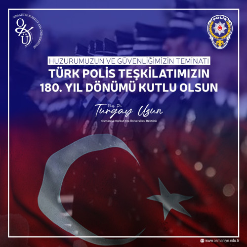 Türk Polis Teşkilatının 180. Yıl Dönümü 